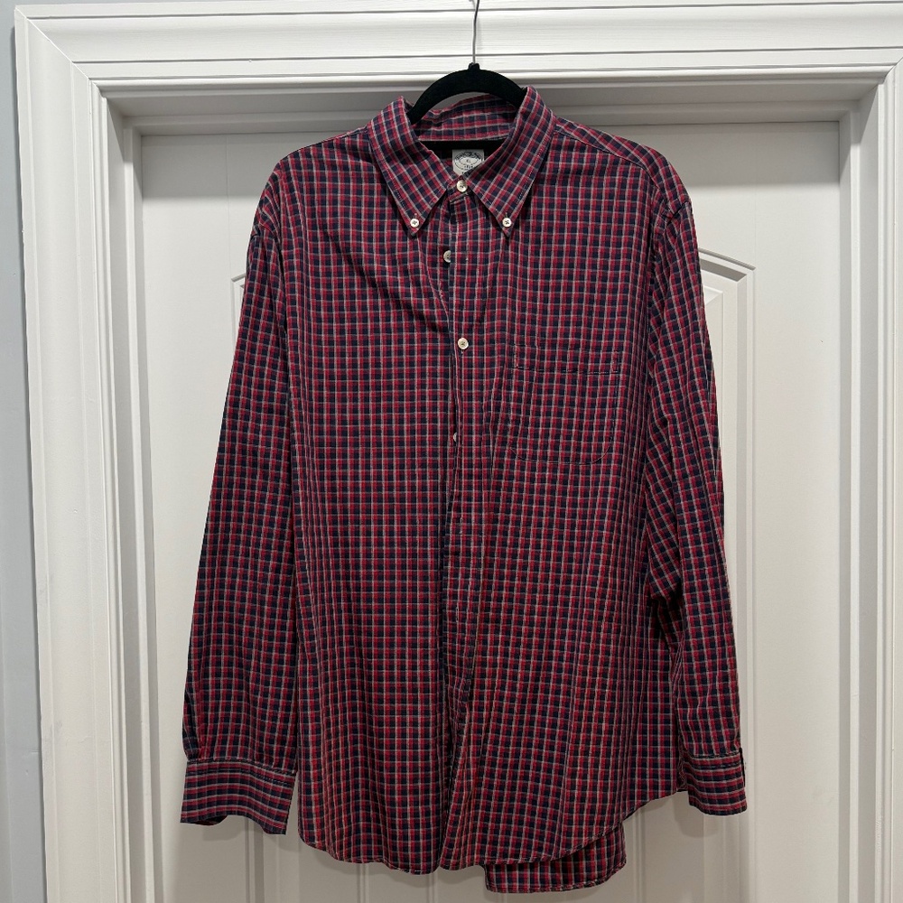 Brooks Brothers Regent Button Down Dress Shirt XL